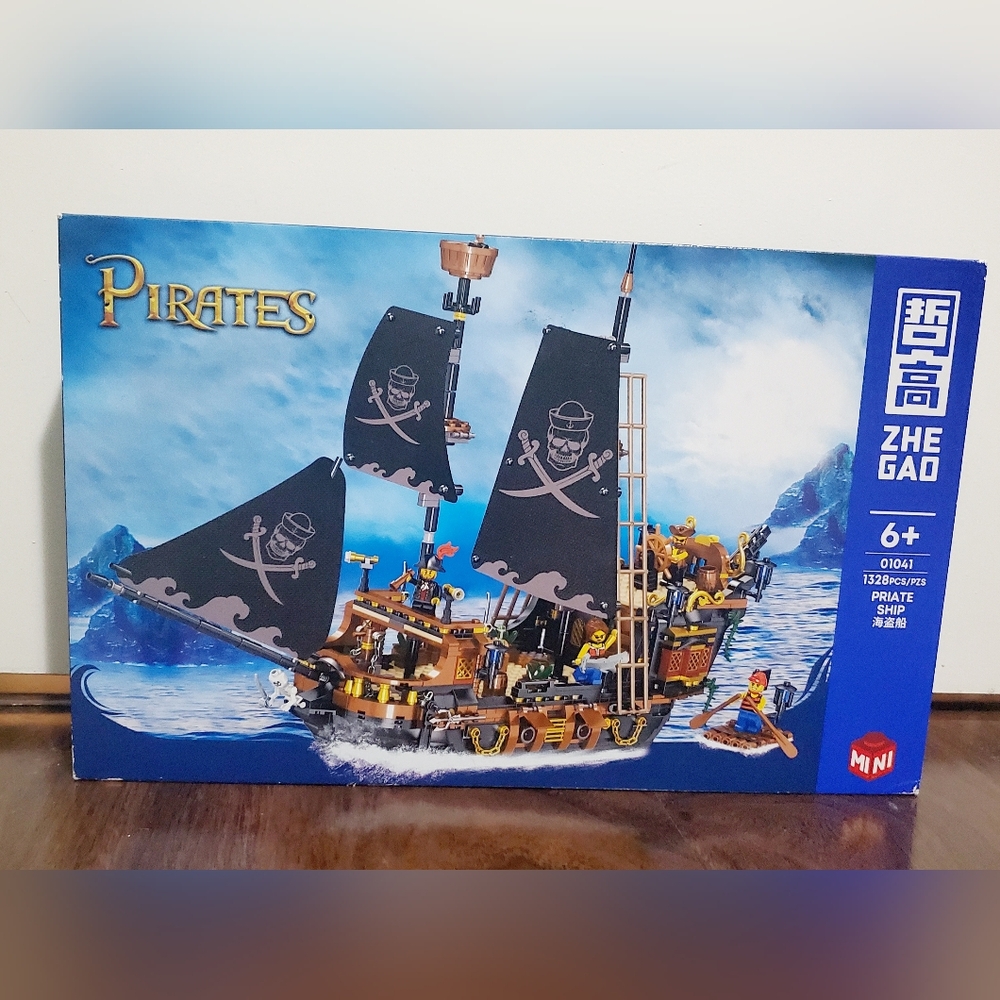 Zhe Gao Blocks Pirates Ship Set